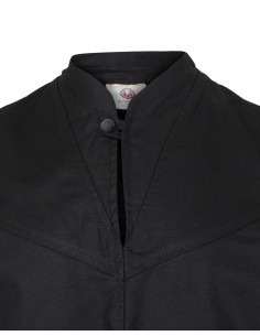 Tunique médiévale longue modèle Arantir, couleur noire 2