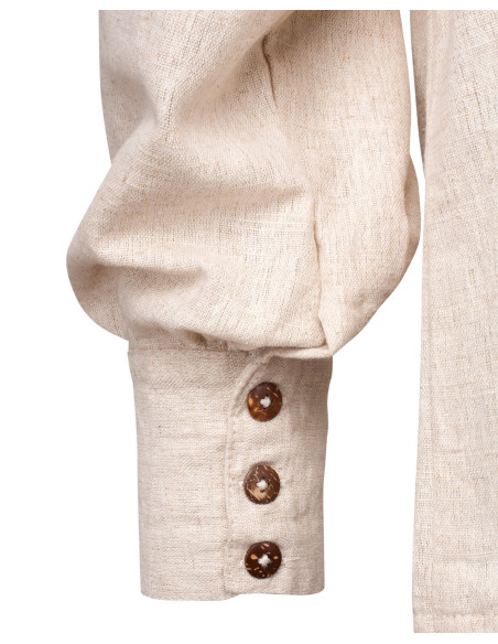 Chemise médiévale en lin modèle...