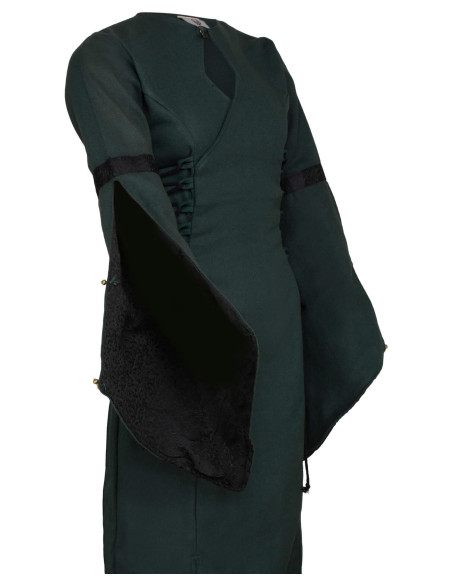 Robe médiévale en coton modèle...