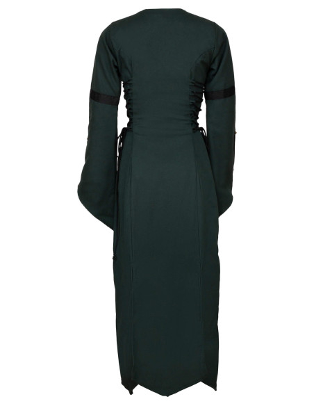 Robe médiévale en coton modèle...