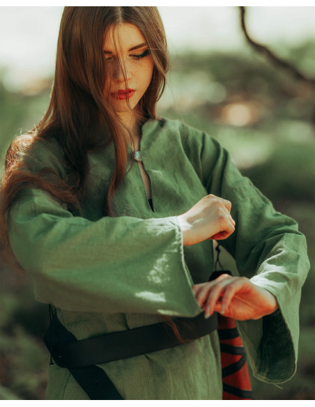 Blouse médiévale en lin modèle...