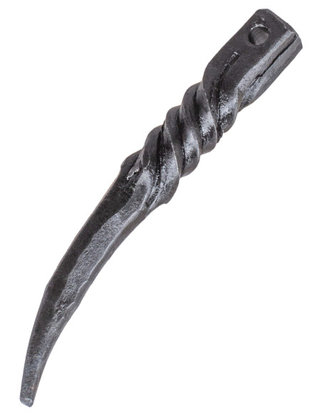 Pendentif médiéval en fer forgé,...