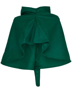 Gugel médiéval en laine modèle Benson, couleur verte 2