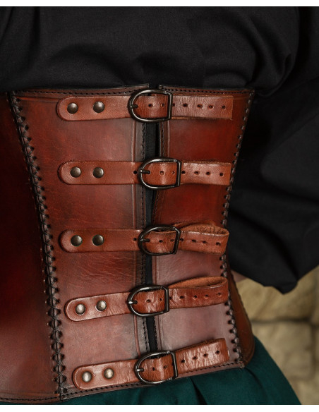 Corps en cuir médiéval modèle Tamara,...