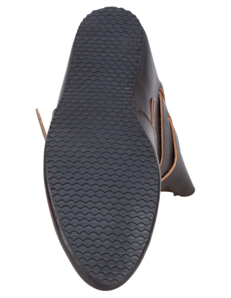 Bottines médiévales en cuir modèle...