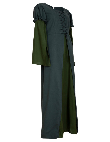 Robe médiévale en coton modèle...