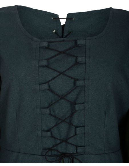 Robe médiévale en coton modèle...