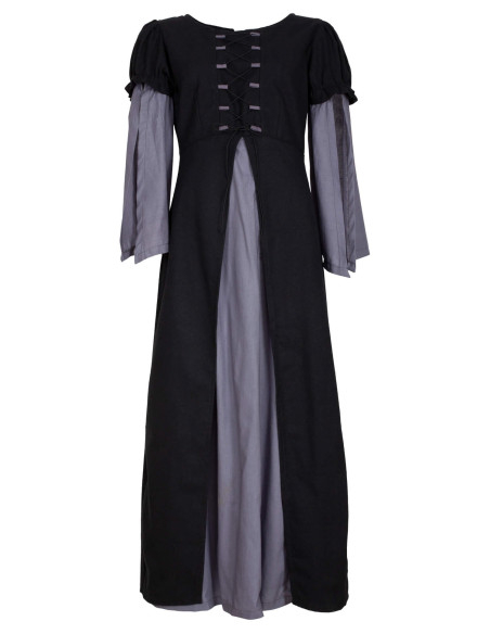 Robe médiévale en coton modèle...