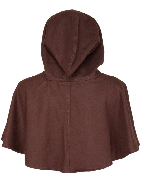 Capuche médiévale en laine modèle...