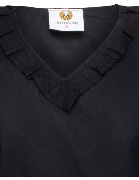 Blouse médiévale en coton modèle...