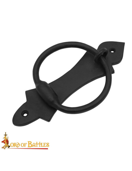 Anse médiéval en fer forgé fait à la...