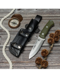 Couteau Bushcrafter marque Cudeman, modèle 206-GV avec...