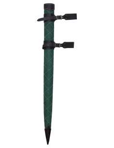 Étui en cuir pour épée modèle Dante, couleur verte