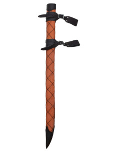 Étui en cuir pour épée modèle Dante, couleur marron