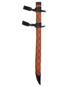Étui en cuir pour épée modèle Dante, couleur marron 2