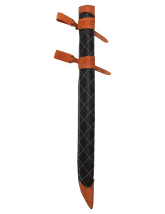 Étui en cuir pour épée modèle Dante, couleur noire