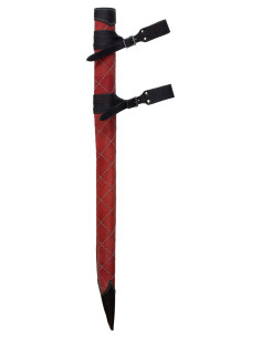 Étui en cuir pour épée modèle Dante, couleur bordeaux