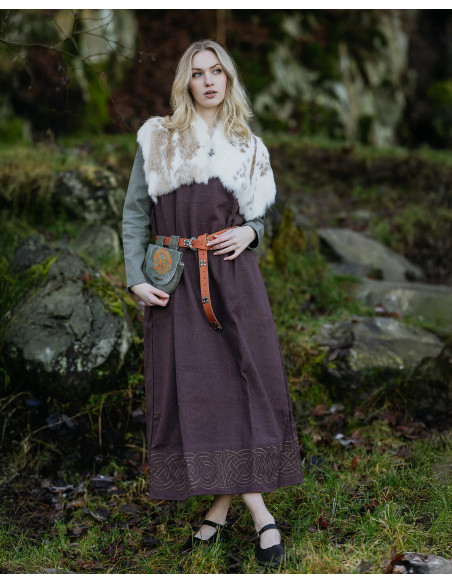 Sac à bandoulière viking en cuir...