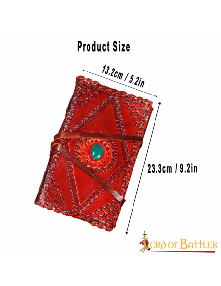 Journal médiéval avec couverture en...