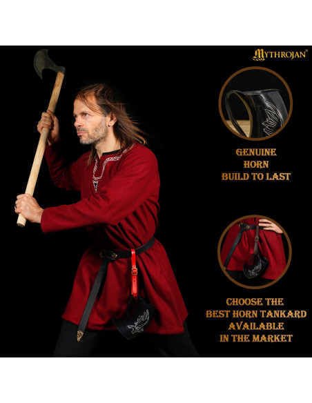 Chope médiéval pour boire au design...