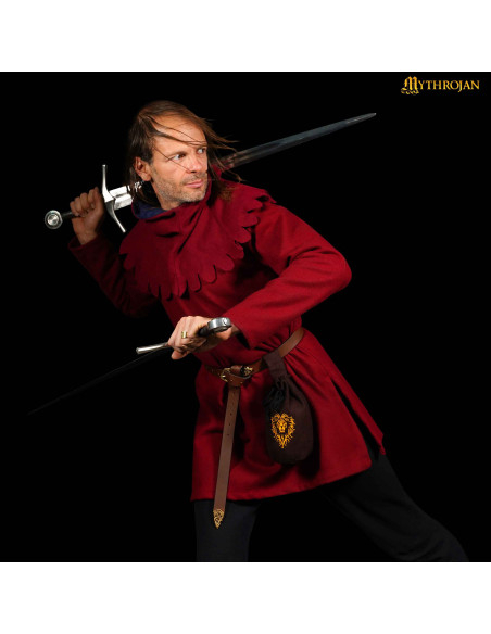 Sac à main médiéval en laine avec...