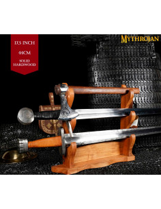 Support de bureau en bois pour accrocher 3 katanas 2