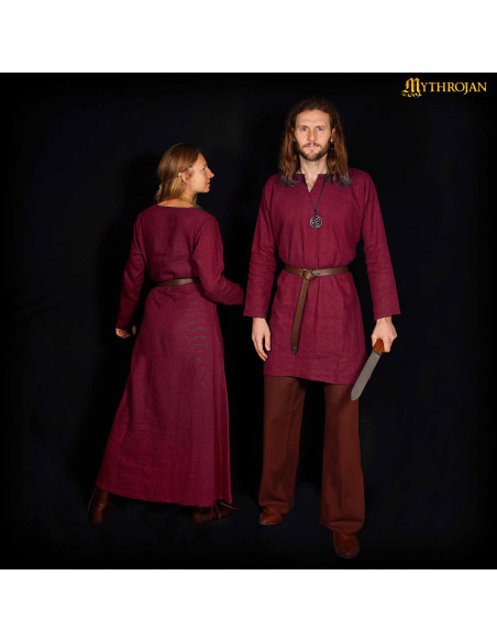 Tunique viking en lin modèle Erik,...