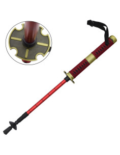 Canne de randonnée Roronoa Zoro Sandai Kitetsu, style katana