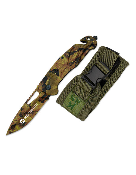 Couteau tactique K25, aluminium camo