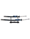 Set de katanas et wakizashis décoratifs non officiels Blu Sakai de Jin - Ghost of Tsushima