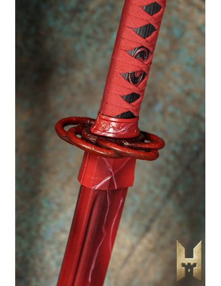 Katana Ryugan pour LARP modèle Ruby