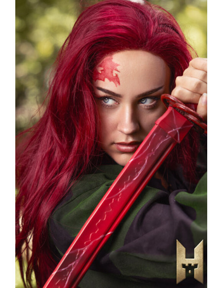 Katana Ryugan pour LARP modèle Ruby