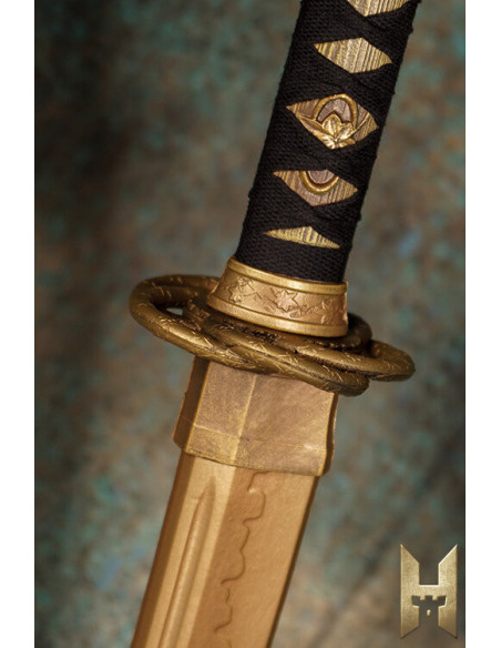 Katana Ryugan pour LARP modèle Gold