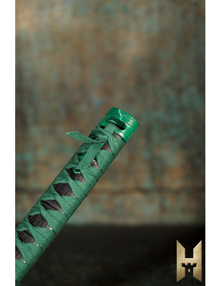 Katana Ryugan pour LARP modèle Émeraude