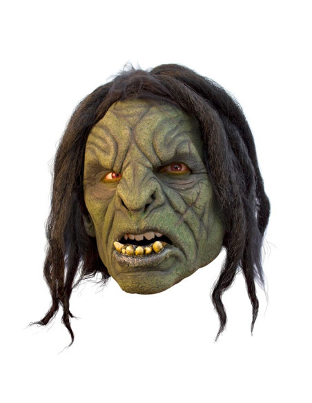 Masque d'orc avec cheveux