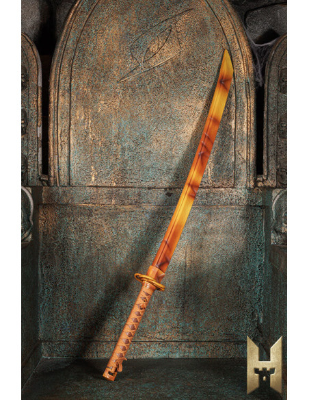 Katana Ryugan pour LARP modèle Citrine