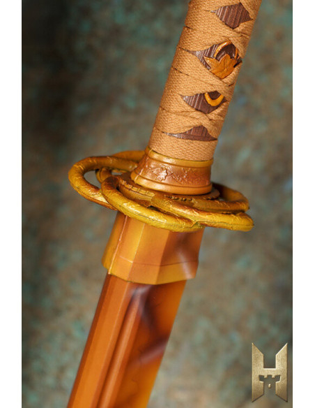 Katana Ryugan pour LARP modèle Citrine