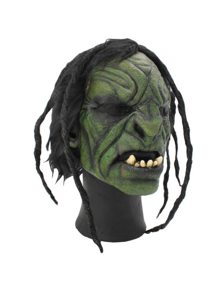 Masque d'orc avec cheveux