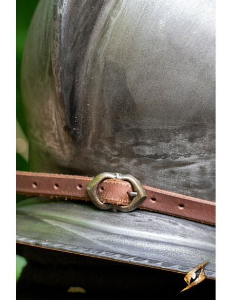 Casque Borgoñota avec visière en...