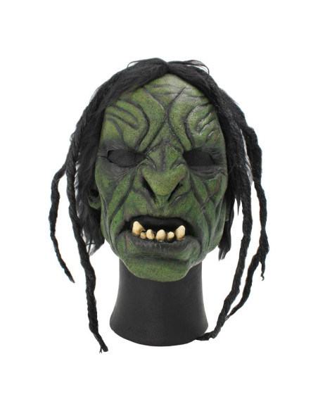 Masque d'orc avec cheveux