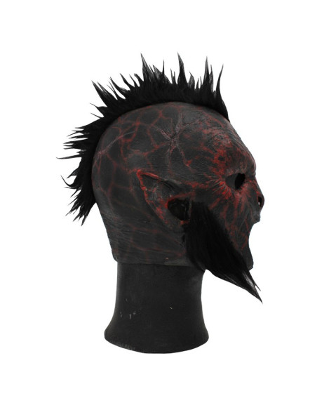 Masque d'orc charnel avec cheveux