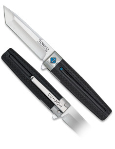 Couteau de campagne modèle Tokisu D2 lame tanto (20,60 cm.)