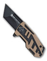 Couteau tactique K25 manche noir-coyote