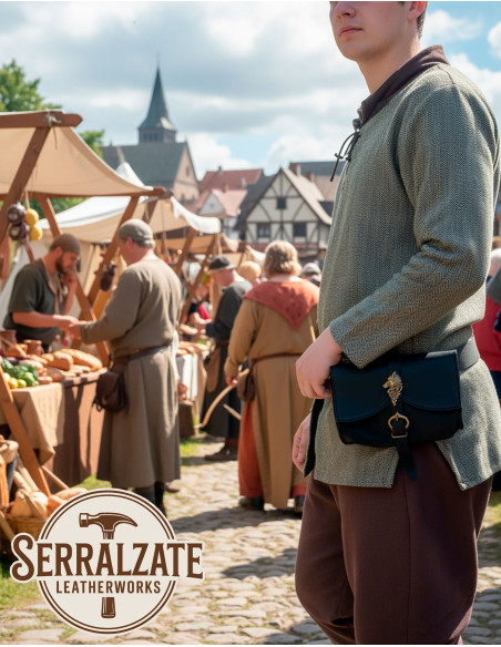 Sac médiéval design loup modèle Selena