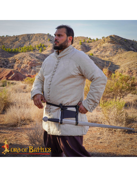 Tahalí médiéval ajustable en cuir,...