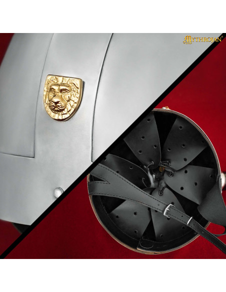 Casque viking avec cornes et plaque...