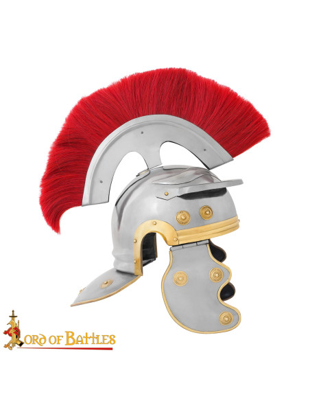 Casque de Centurion Romain avec crête...