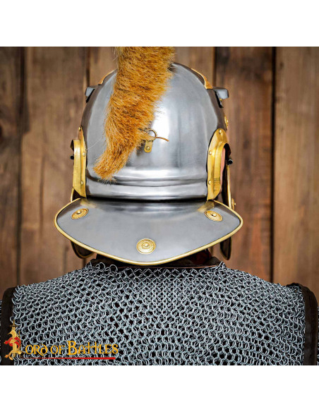 Casque de Centurion Romain avec crête...