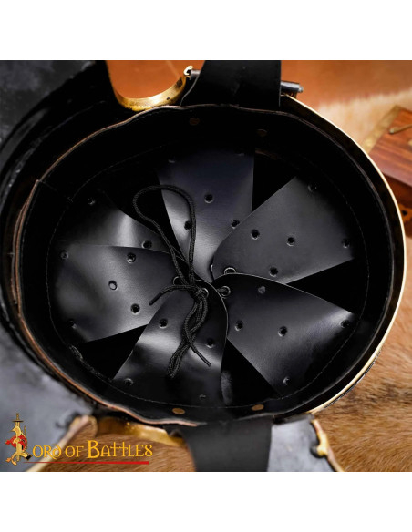Casque de Centurion Romain avec crête...