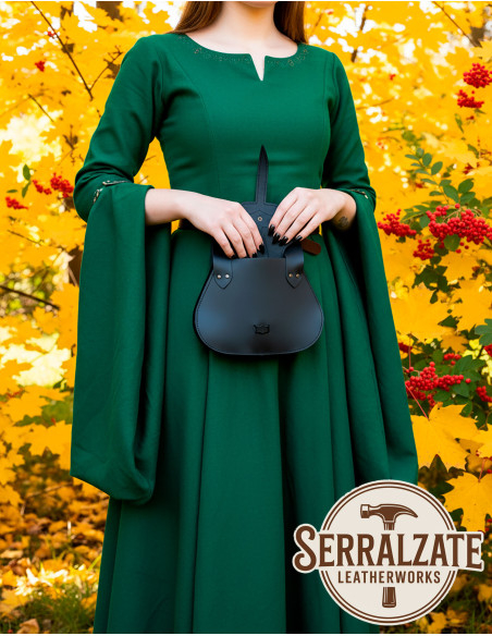 Sac médiéval en cuir modèle Catalina,...